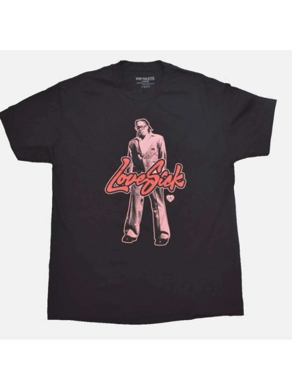 Don Toliver Mens Love Sick Spring Tour 2023 Official Merch Black Shirt New Large